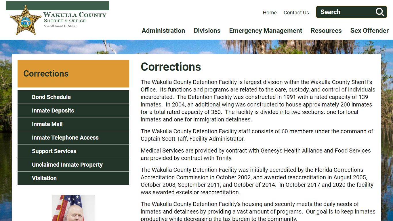 Corrections | Wakulla County Sheriff's Office FL